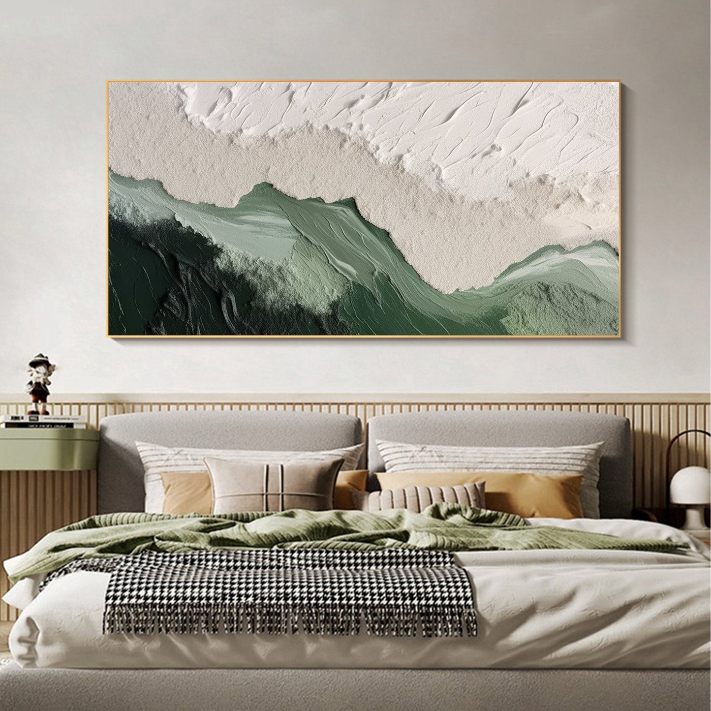 Textured Horizon Canvas Painting