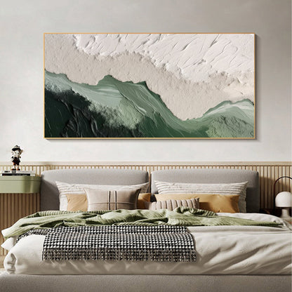 Textured Horizon Canvas Painting