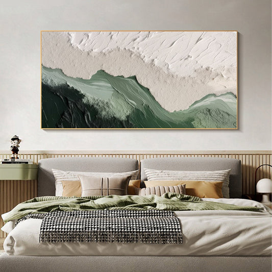 Textured Horizon Canvas Painting