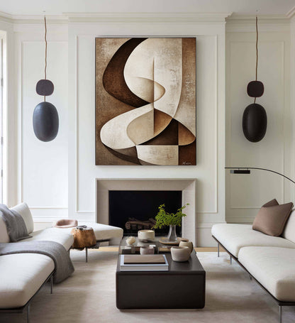 Elegant Textured Canvas Painting