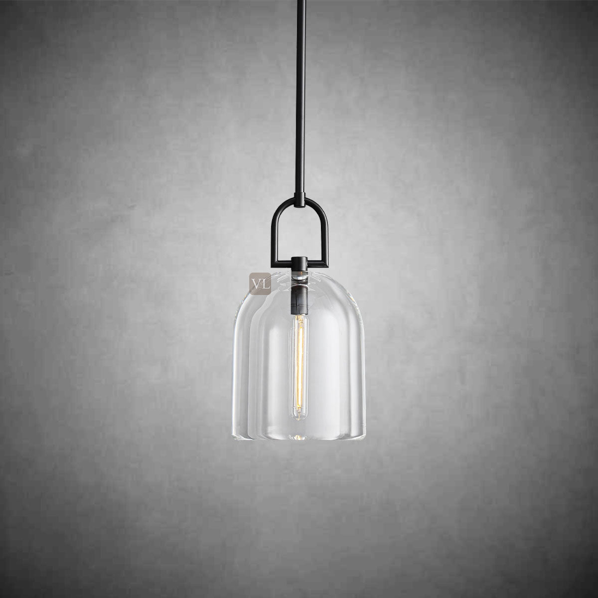 Bell Glass Pendant Light
