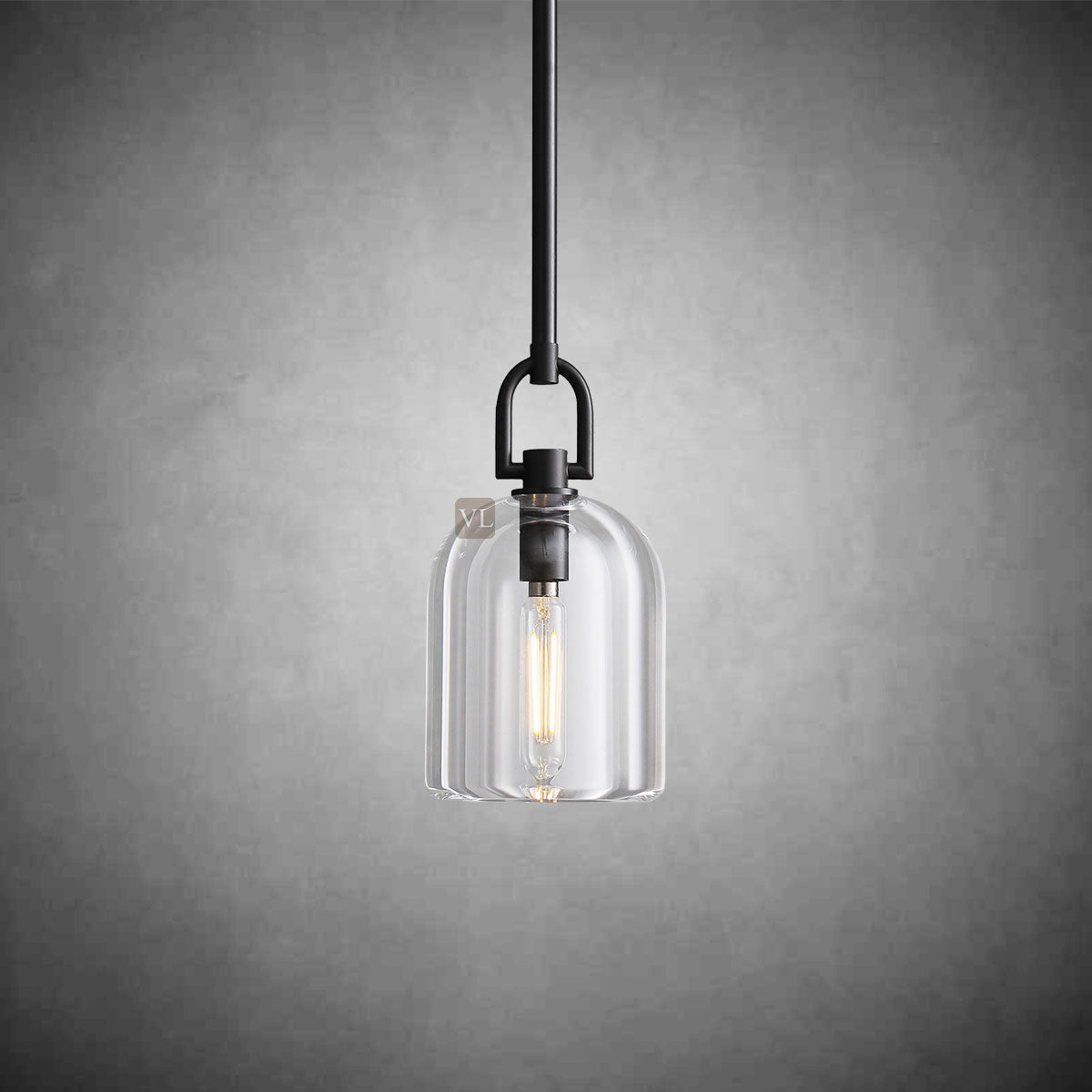 Bell Glass Pendant Light