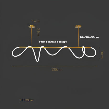 WaveLine LED Ceiling Light