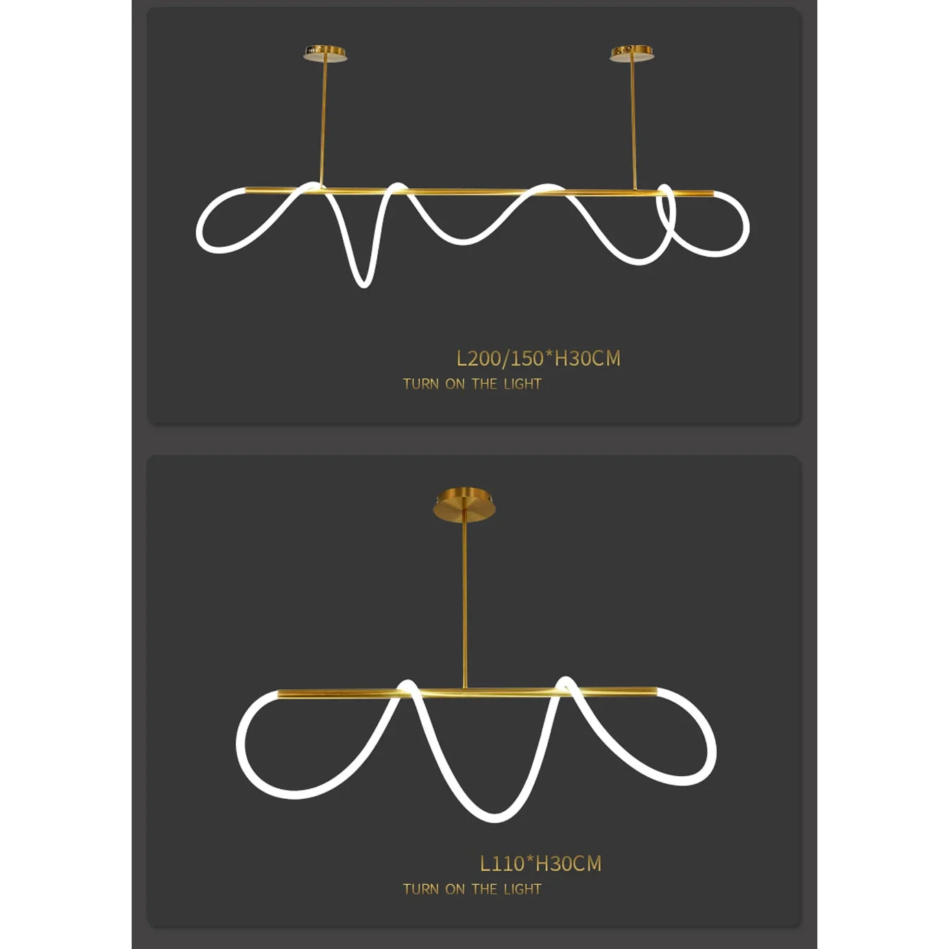 WaveLine LED Ceiling Light