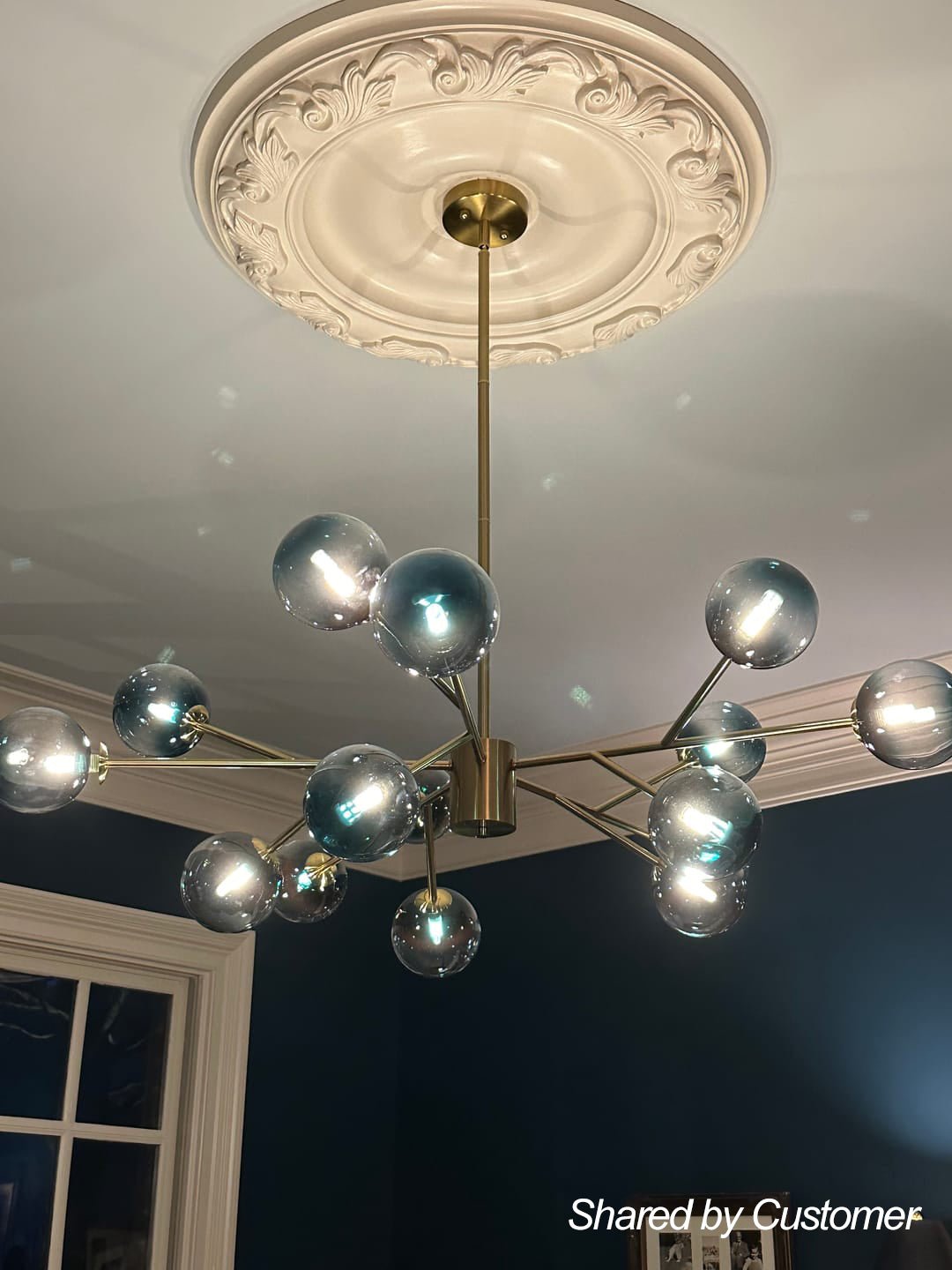 Glass Branch Chandelier