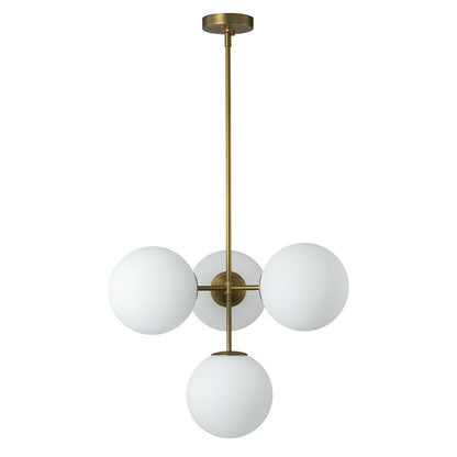Opal Globe Sputnik Chandelier