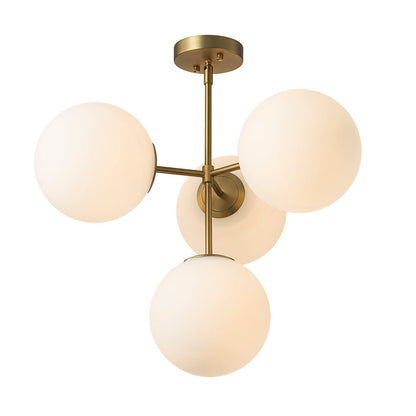 Opal Globe Sputnik Chandelier