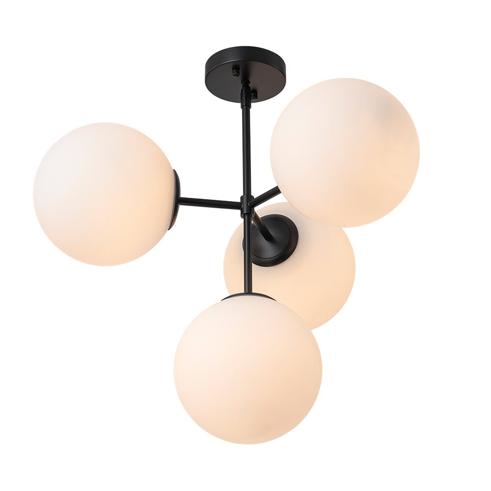 Opal Globe Sputnik Chandelier
