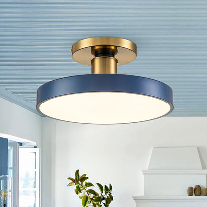 Halo Brass LED Ceiling Light