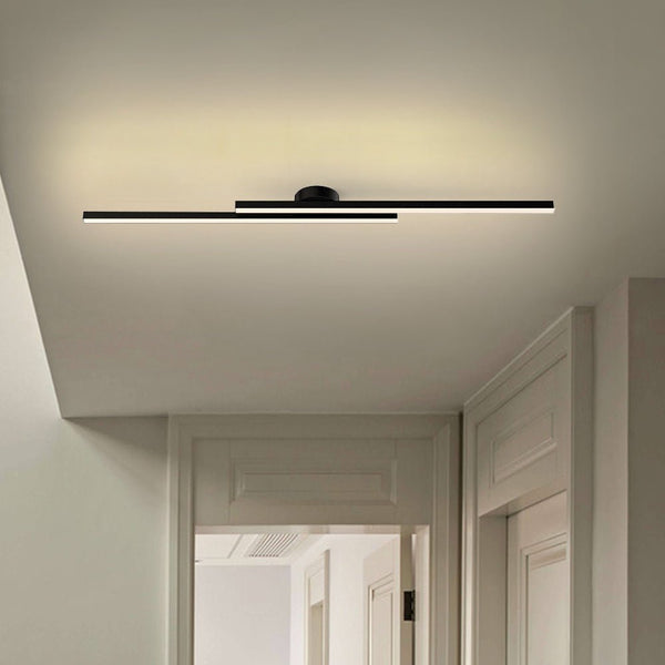 Sleek Linear LED Strip Flush Light