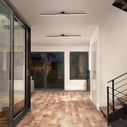Sleek Linear LED Strip Flush Light