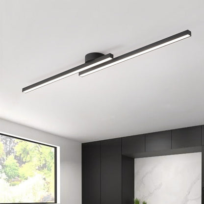 Sleek Linear LED Strip Flush Light