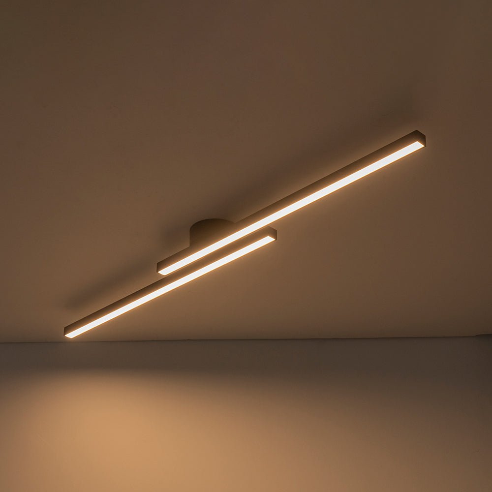 Sleek Linear LED Strip Flush Light