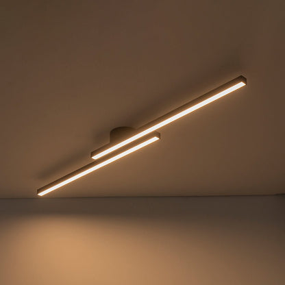 Sleek Linear LED Strip Flush Light