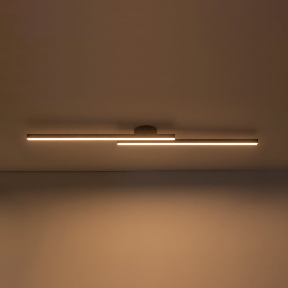 Sleek Linear LED Strip Flush Light