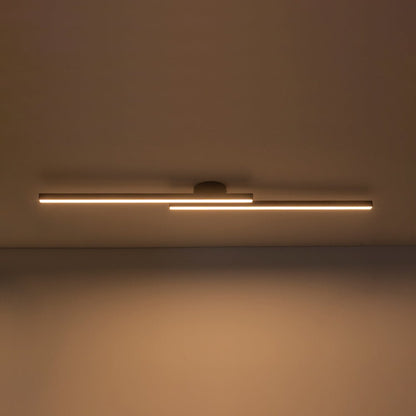 Sleek Linear LED Strip Flush Light