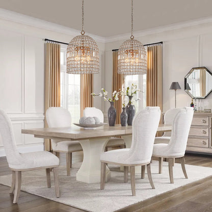 Crystal Cage Chandelier