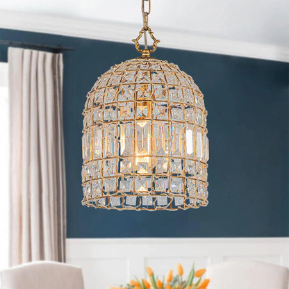 Crystal Cage Chandelier