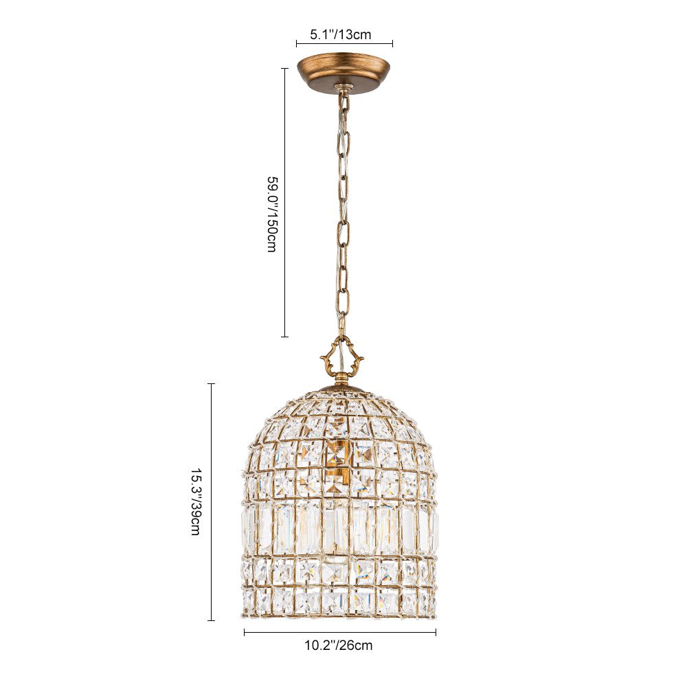 Crystal Cage Chandelier