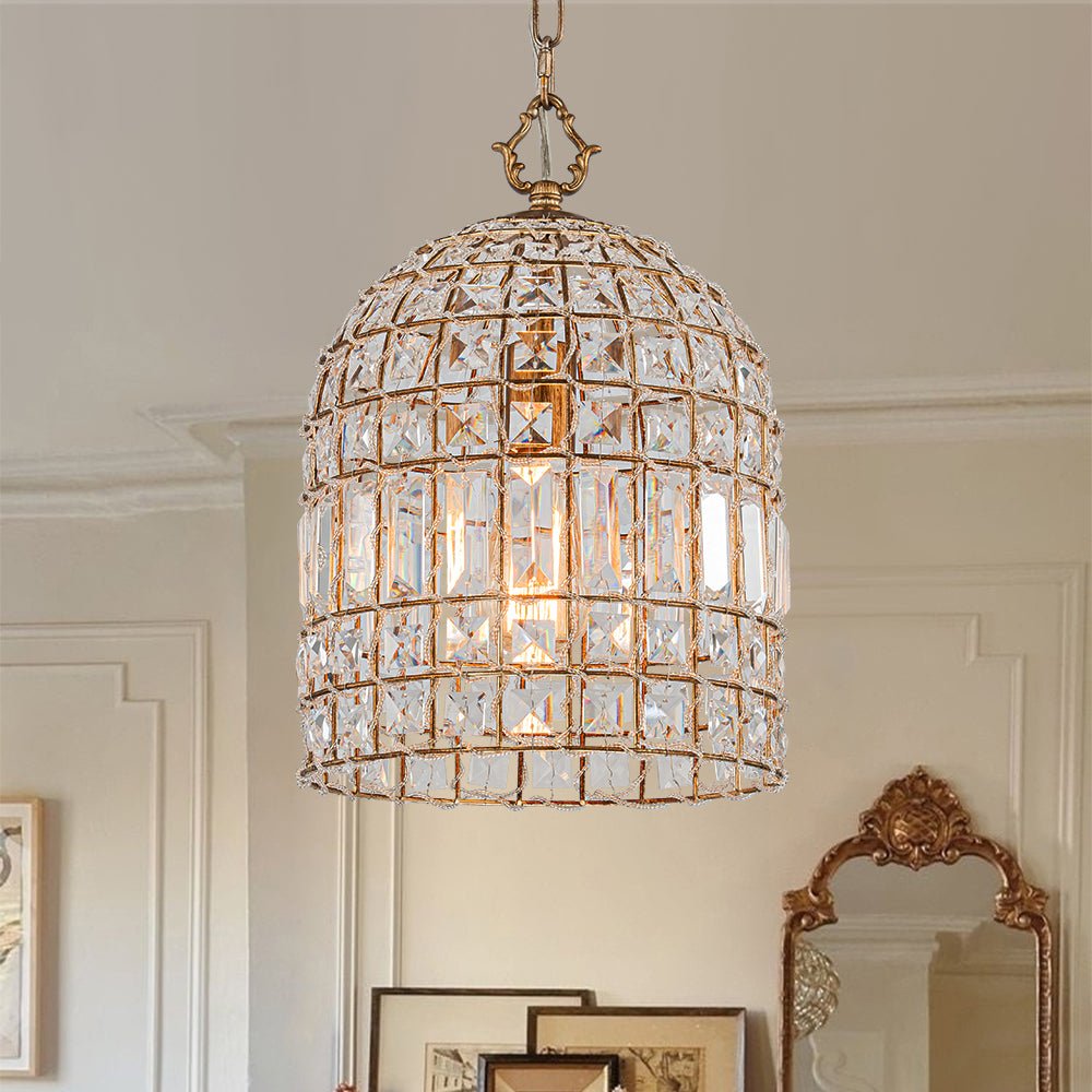Crystal Cage Chandelier