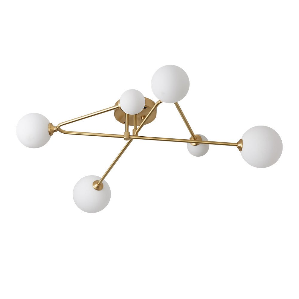 Frosted Bubble Sputnik Chandelier