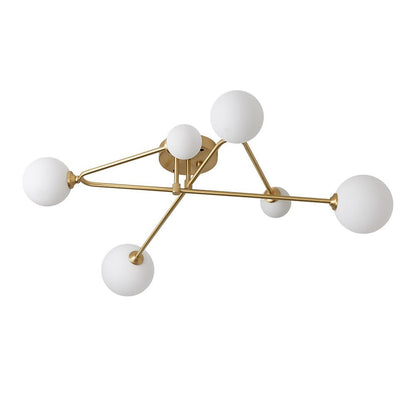 Frosted Bubble Sputnik Chandelier