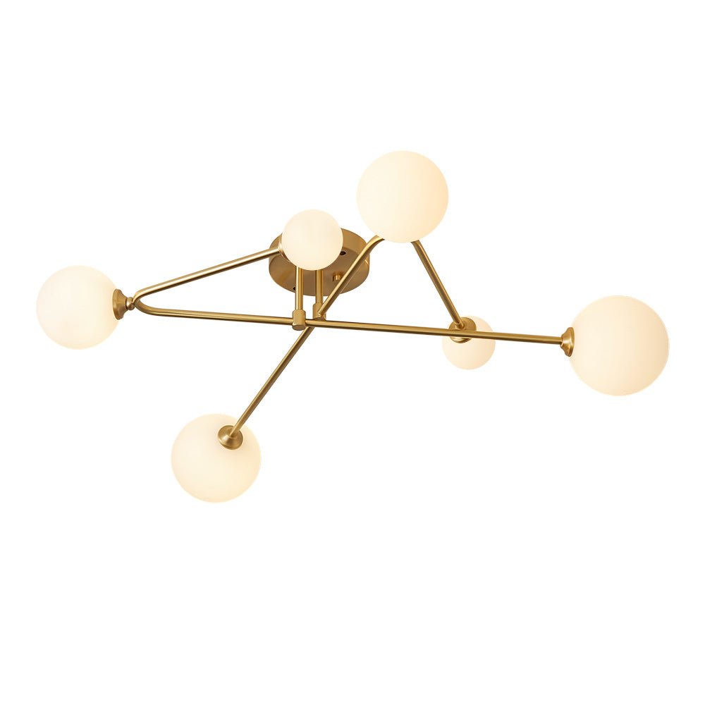 Frosted Bubble Sputnik Chandelier