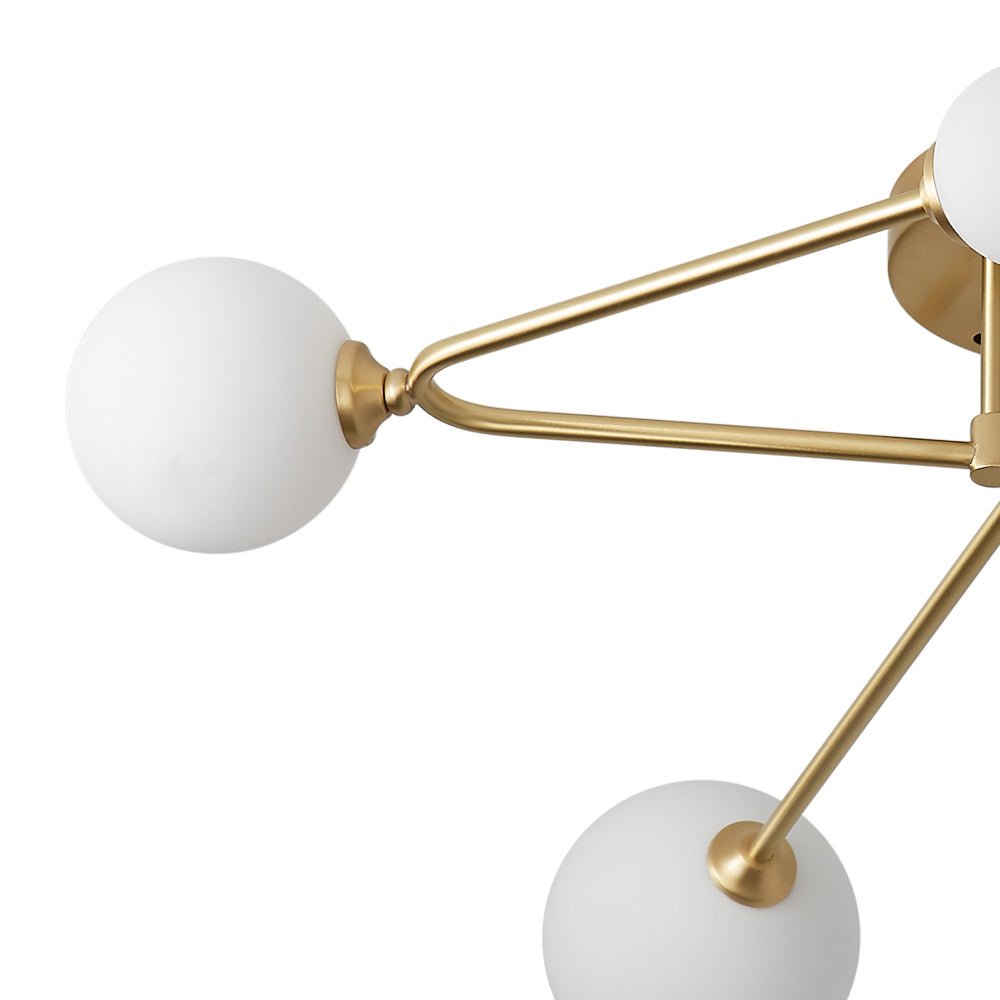 Frosted Bubble Sputnik Chandelier