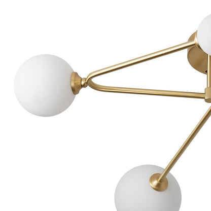 Frosted Bubble Sputnik Chandelier