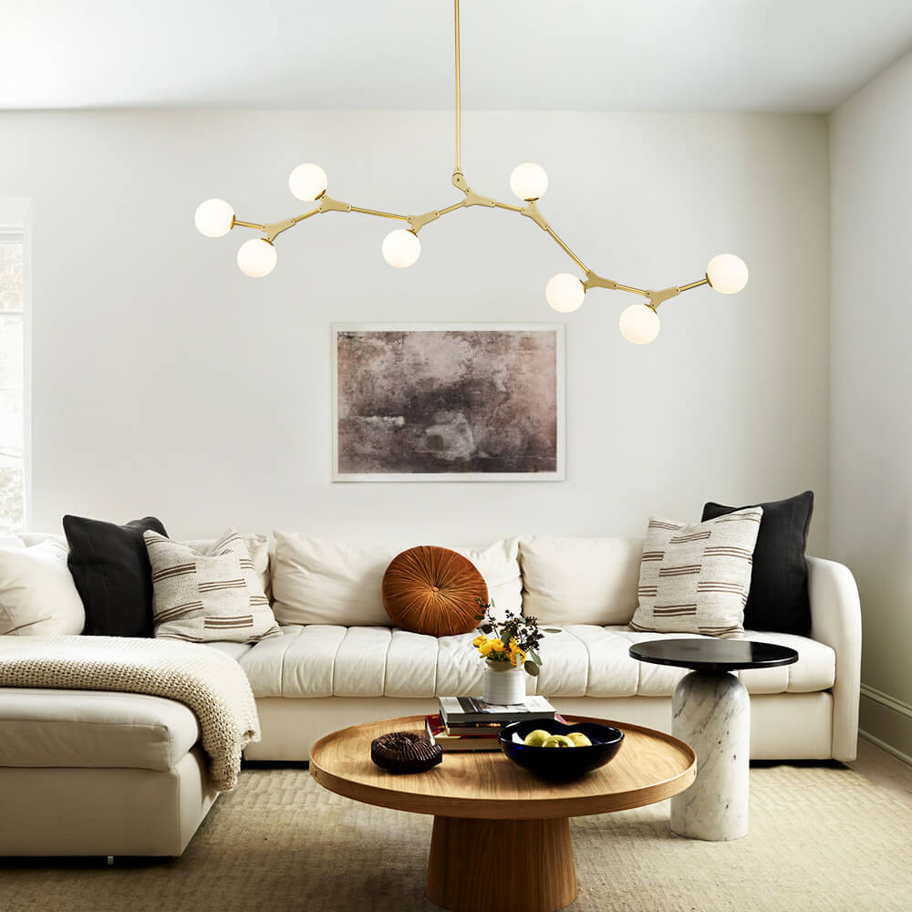 Linear Branching Bubble Chandelier