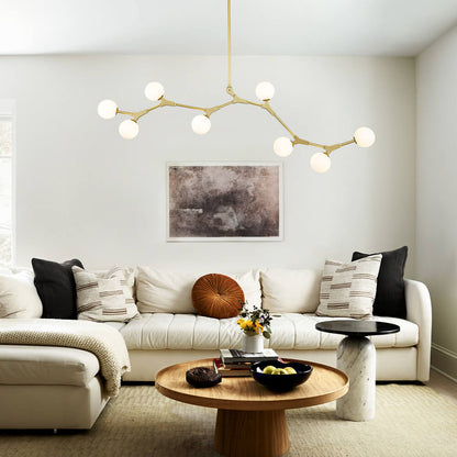 Linear Branching Bubble Chandelier