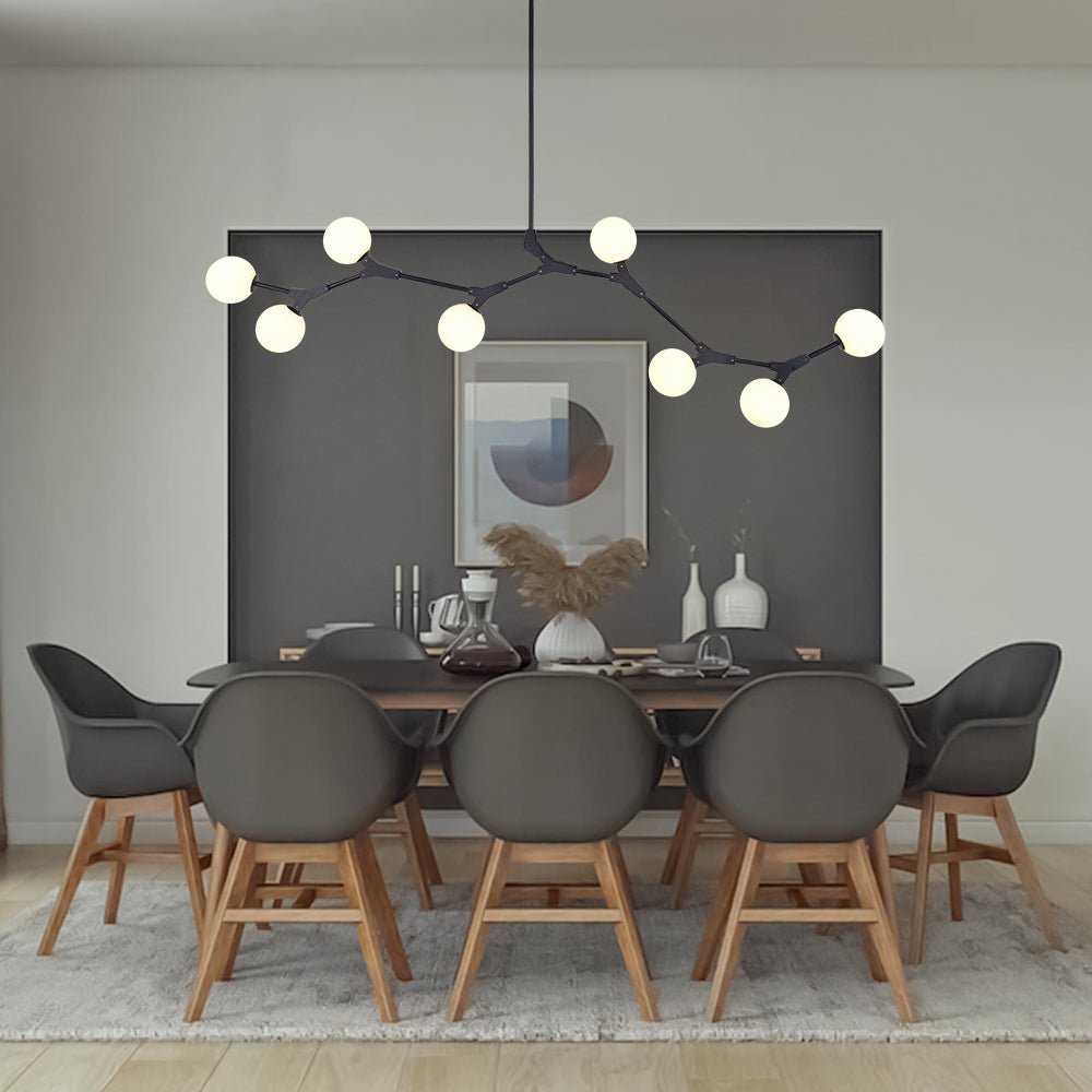 Linear Branching Bubble Chandelier