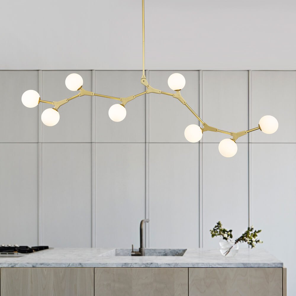 Linear Branching Bubble Chandelier