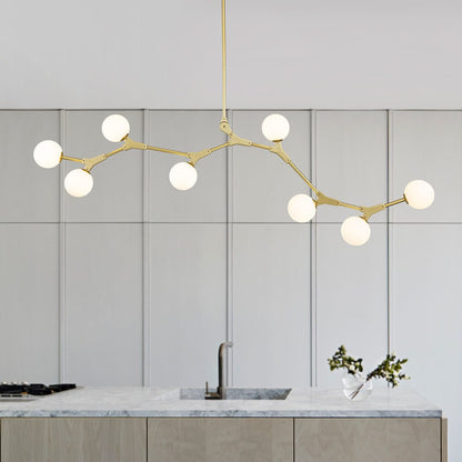 Linear Branching Bubble Chandelier