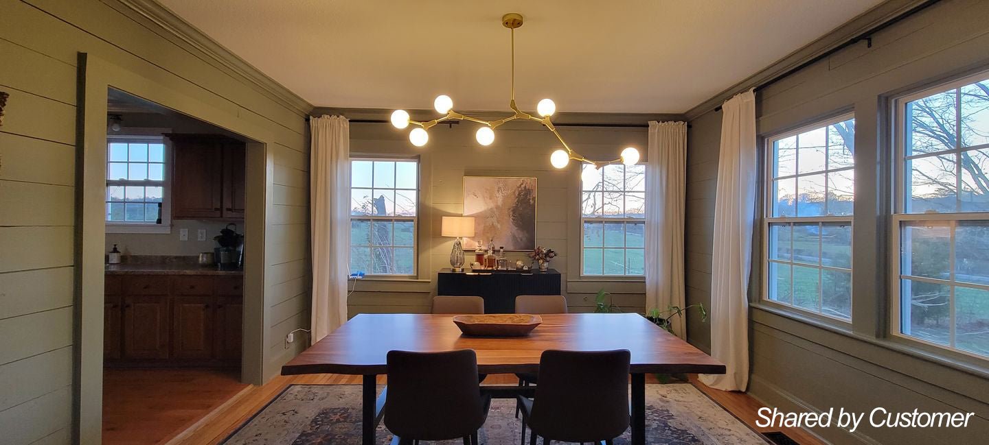 Linear Branching Bubble Chandelier