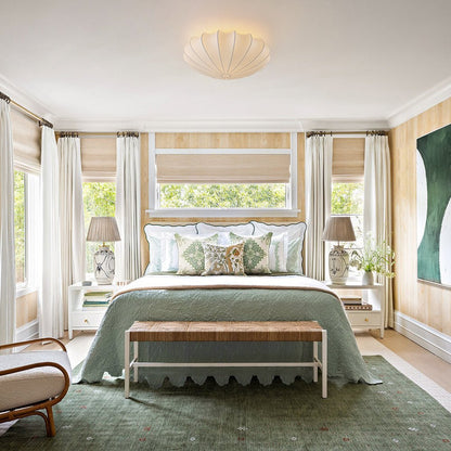 Silk Bloom Flush Light