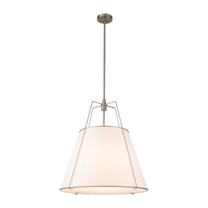 Fabric Conical Drum Pendant Light