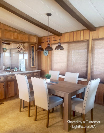 Farmhouse Pot-Lid Island Pendant