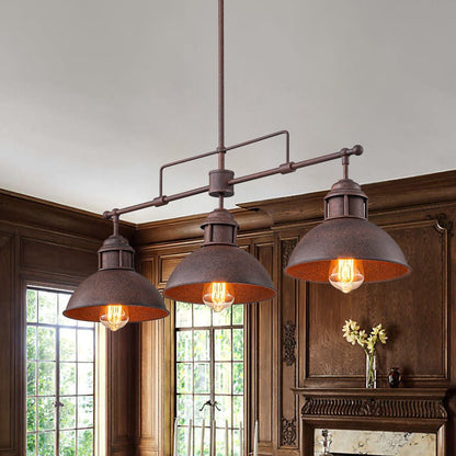 Farmhouse Pot-Lid Island Pendant