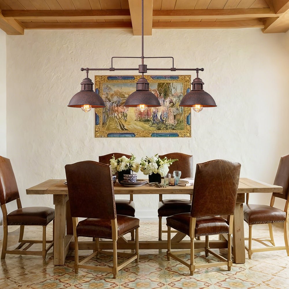 Farmhouse Pot-Lid Island Pendant