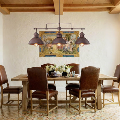 Farmhouse Pot-Lid Island Pendant