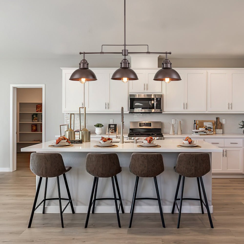 Farmhouse Pot-Lid Island Pendant