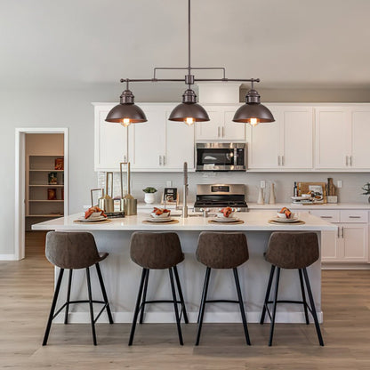 Farmhouse Pot-Lid Island Pendant