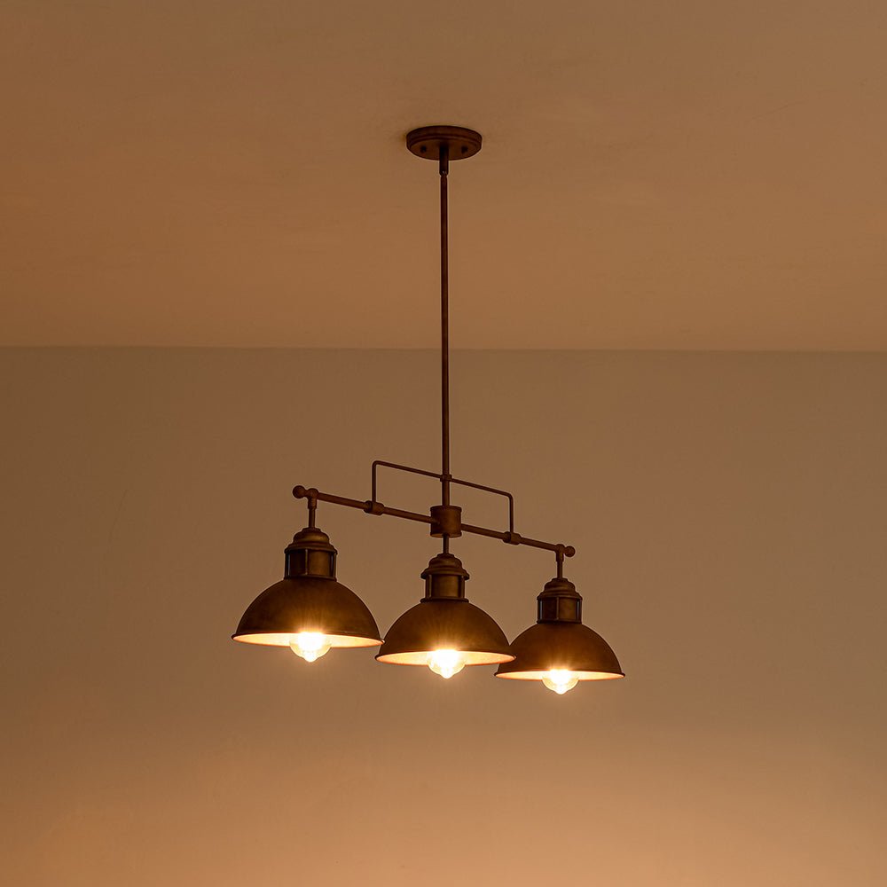 Farmhouse Pot-Lid Island Pendant