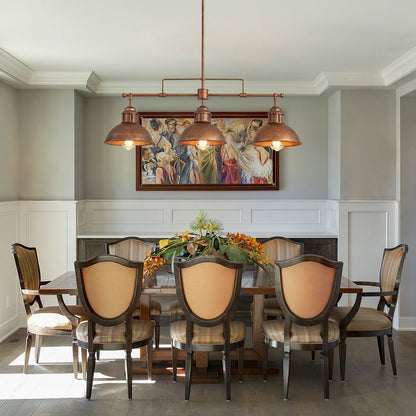 Farmhouse Pot-Lid Island Pendant