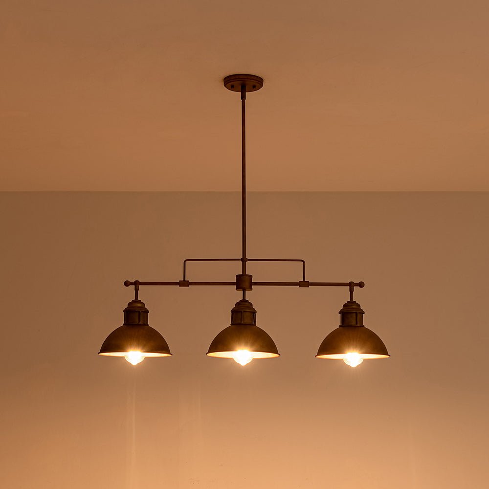 Farmhouse Pot-Lid Island Pendant