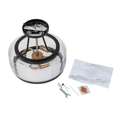 Modern Drum Glass Ceiling Light