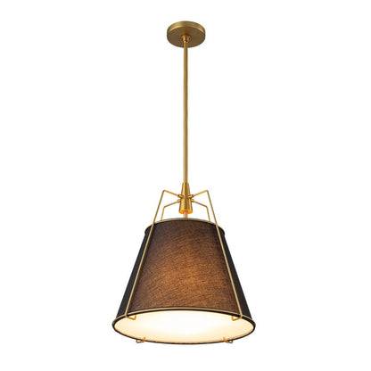 Fabric Conical Drum Pendant Light