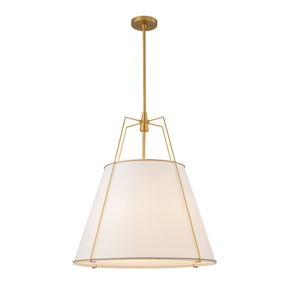 Fabric Conical Drum Pendant Light