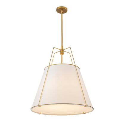 Fabric Conical Drum Pendant Light